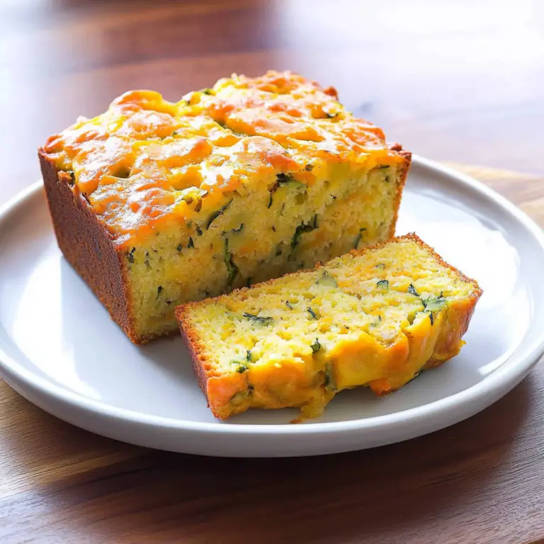Savory Zucchini Cheddar Quick Bread: Incredible & Delicious