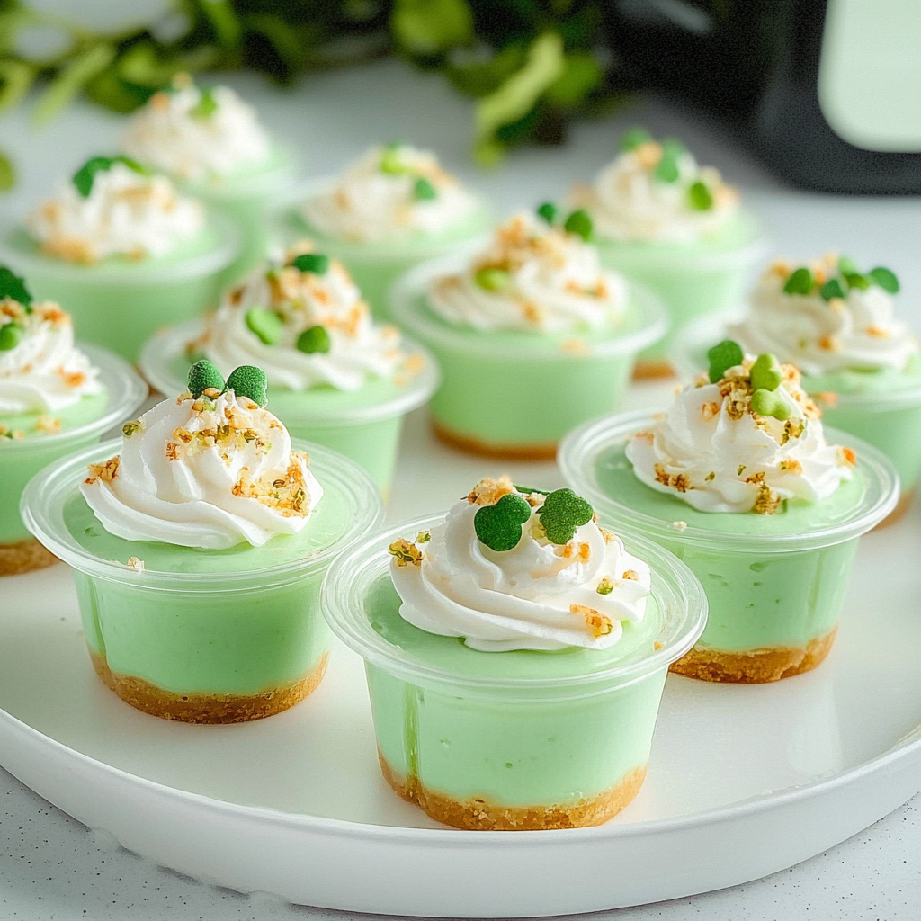 Amazing Shamrock Shake Pudding Cups for a Delicious Treat