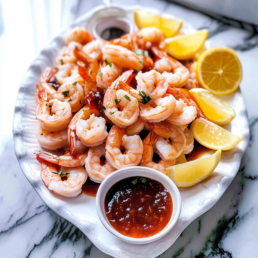Shrimp cocktail pool snack