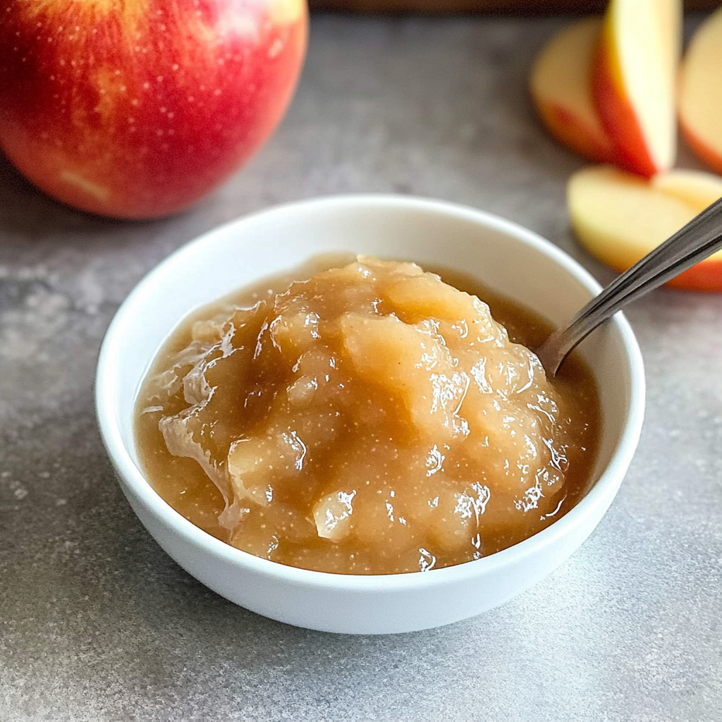 Amazing Slow Cooker Apple Sauce with No Sugar Added Delight