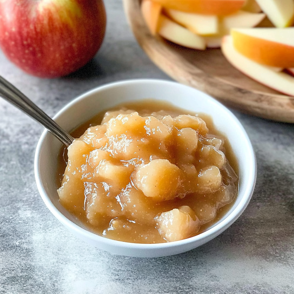 Slow Cooker Apple Sauce with No Sugar Added