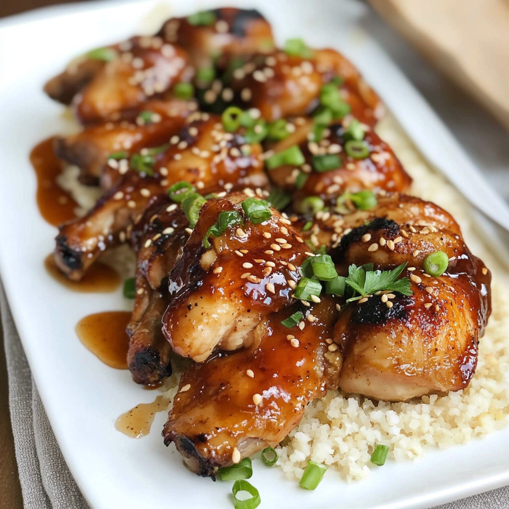 Slow Cooker Honey Garlic Chicken Legs