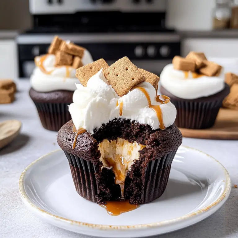 Amazing S’mores Cupcakes for a Delicious Campfire Delight