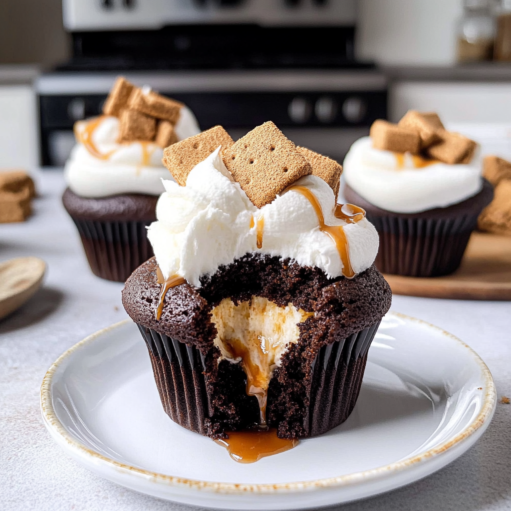 Amazing S’mores Cupcakes for a Delicious Campfire Delight