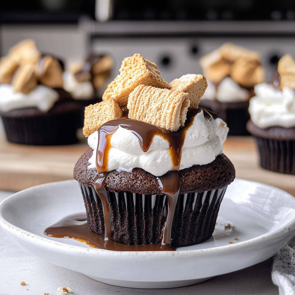 Amazing S’mores Cupcakes for a Delicious Campfire Delight