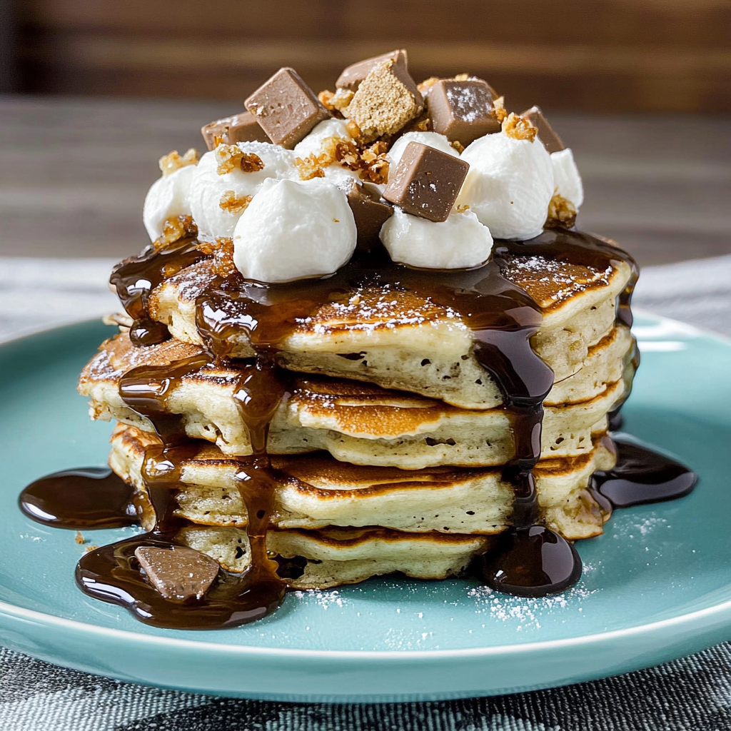 Amazing S’mores Pancakes for a Delicious Morning Treat