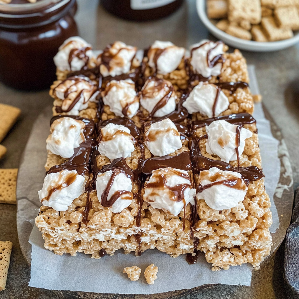 Amazing S’mores Rice Krispie Treats for Delicious Memories