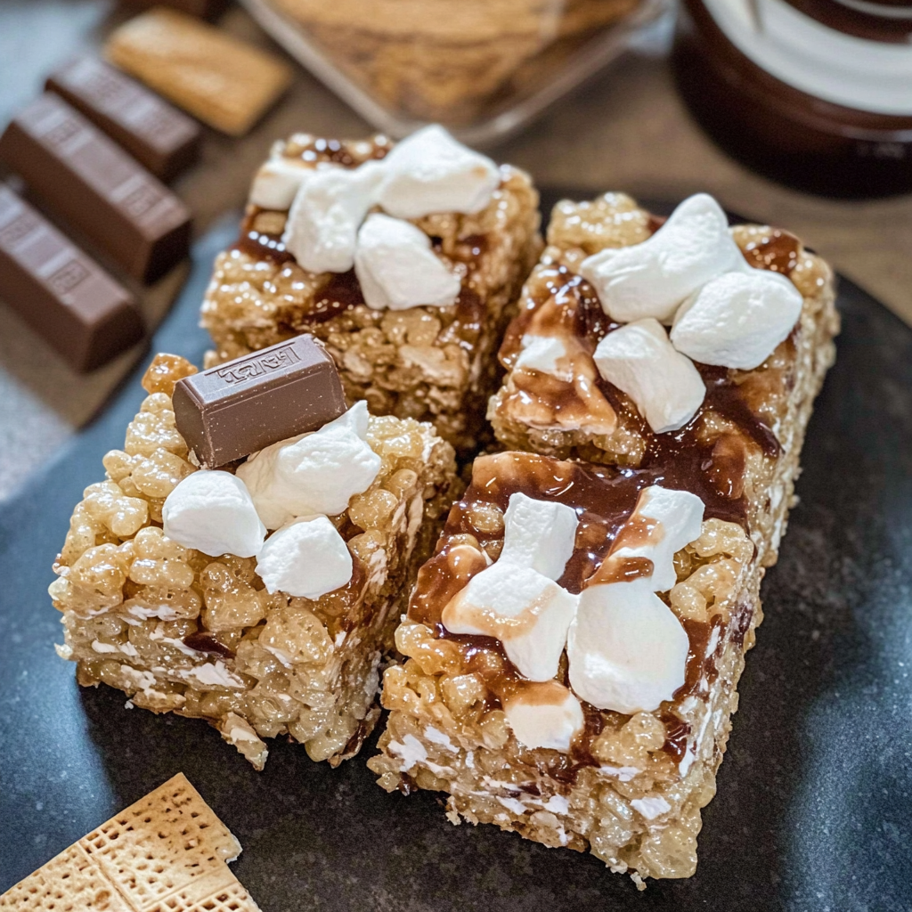 S’mores Rice Krispie Treats
