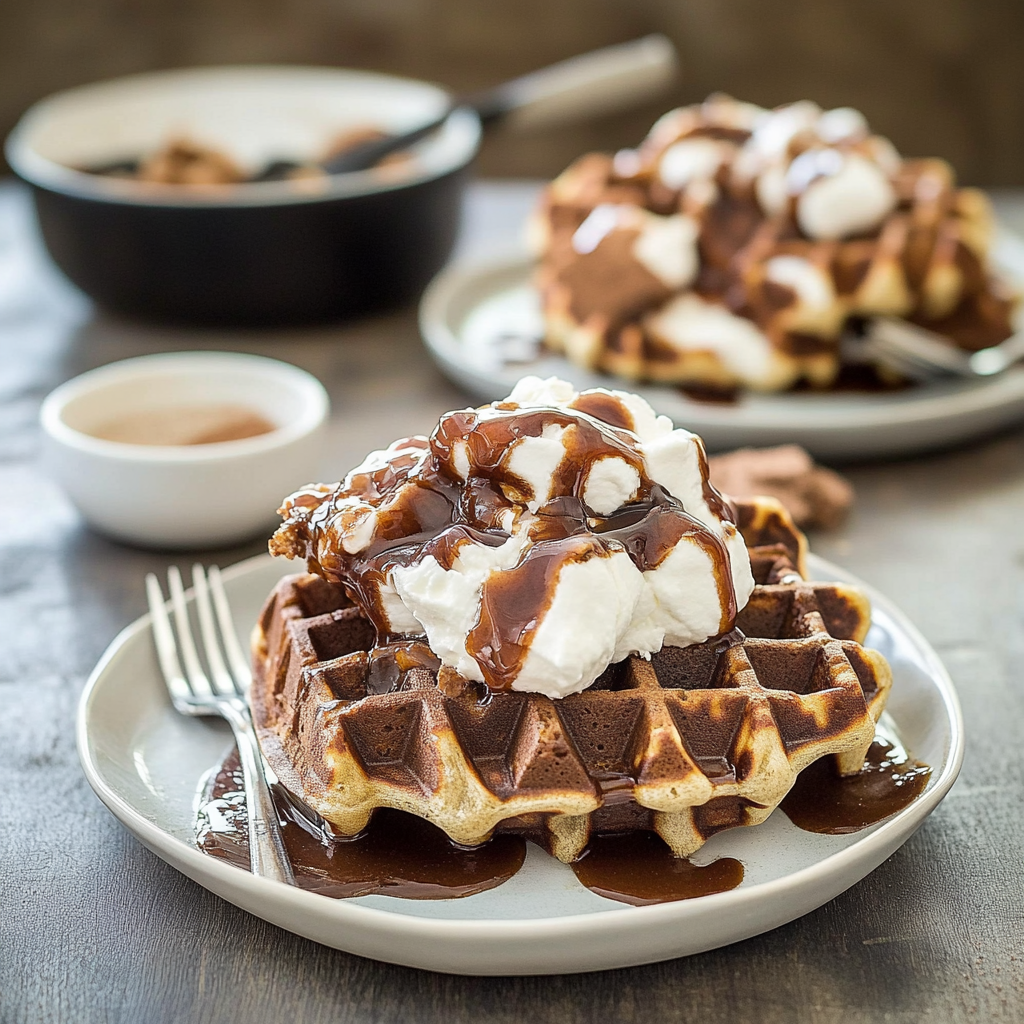 Incredible S’mores Waffles for a Delicious Breakfast Treat