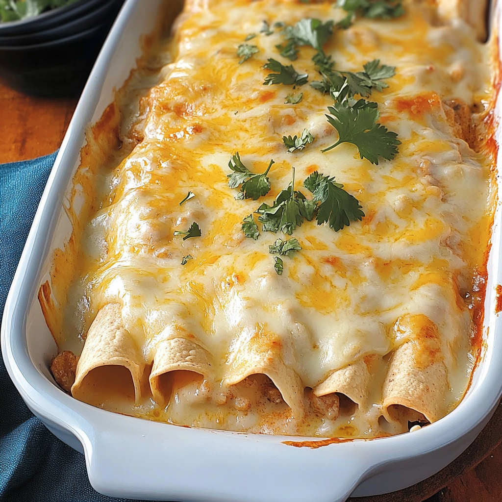 Sour Cream Chicken Enchilada Casserole