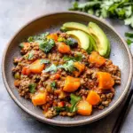 Incredible Southwest Ground Beef and Sweet Potato Skillet Delight