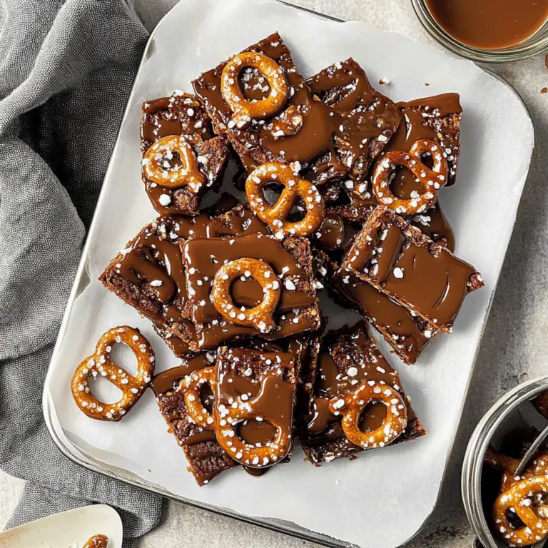 The Best Salted Caramel Pretzel Bark: Deliciously Amazing Treat