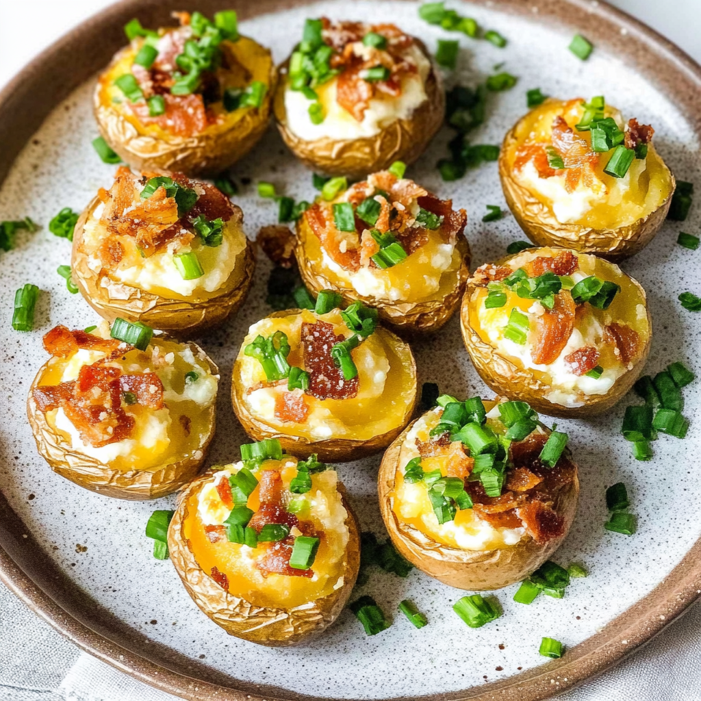 Twice Baked Potato Bites
