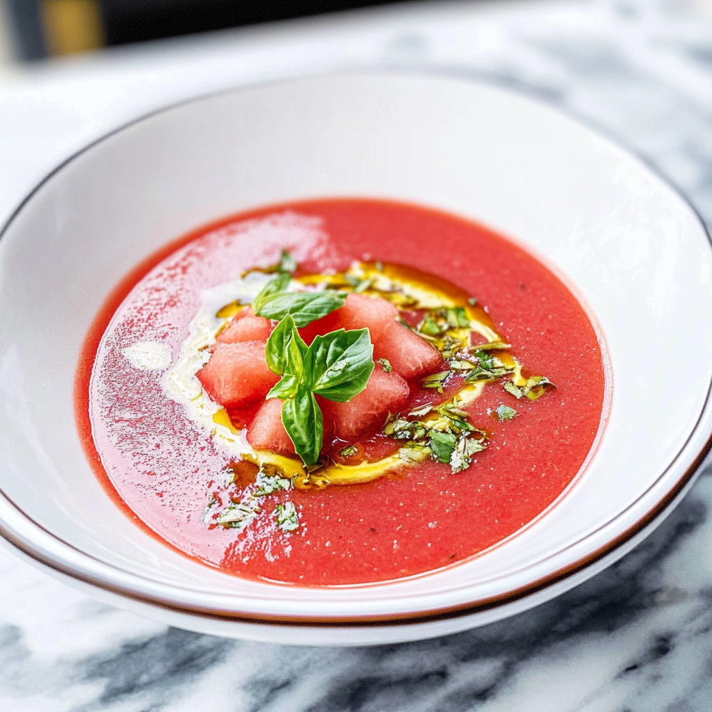 Amazing Watermelon Gazpacho Cold Soup Recipe Delightfully Refreshing