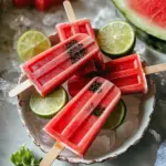Amazing Watermelon Popsicles with Lime and Honey Delight