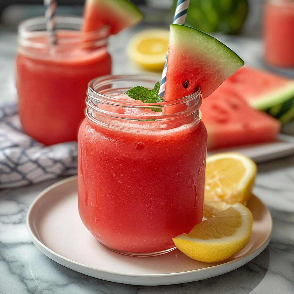 Amazing Watermelon Smoothie with Coconut Water Delight