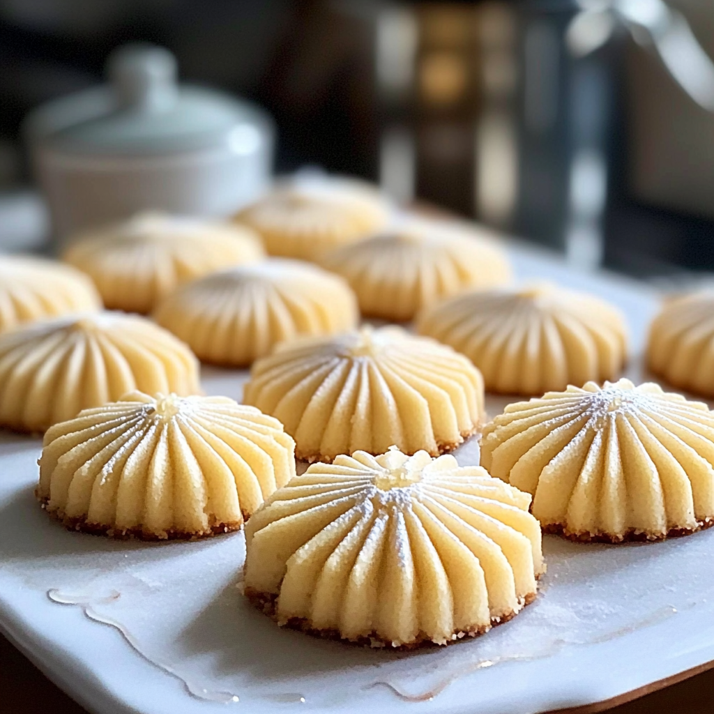 Whipped Shortbread Cookies