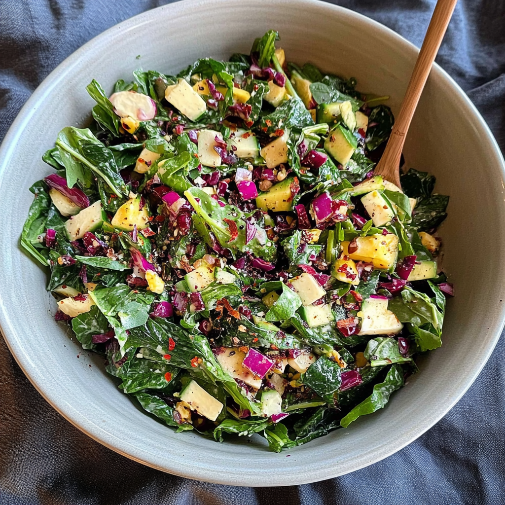 Amazing Winter Salad with Homemade Vinaigrette Delight