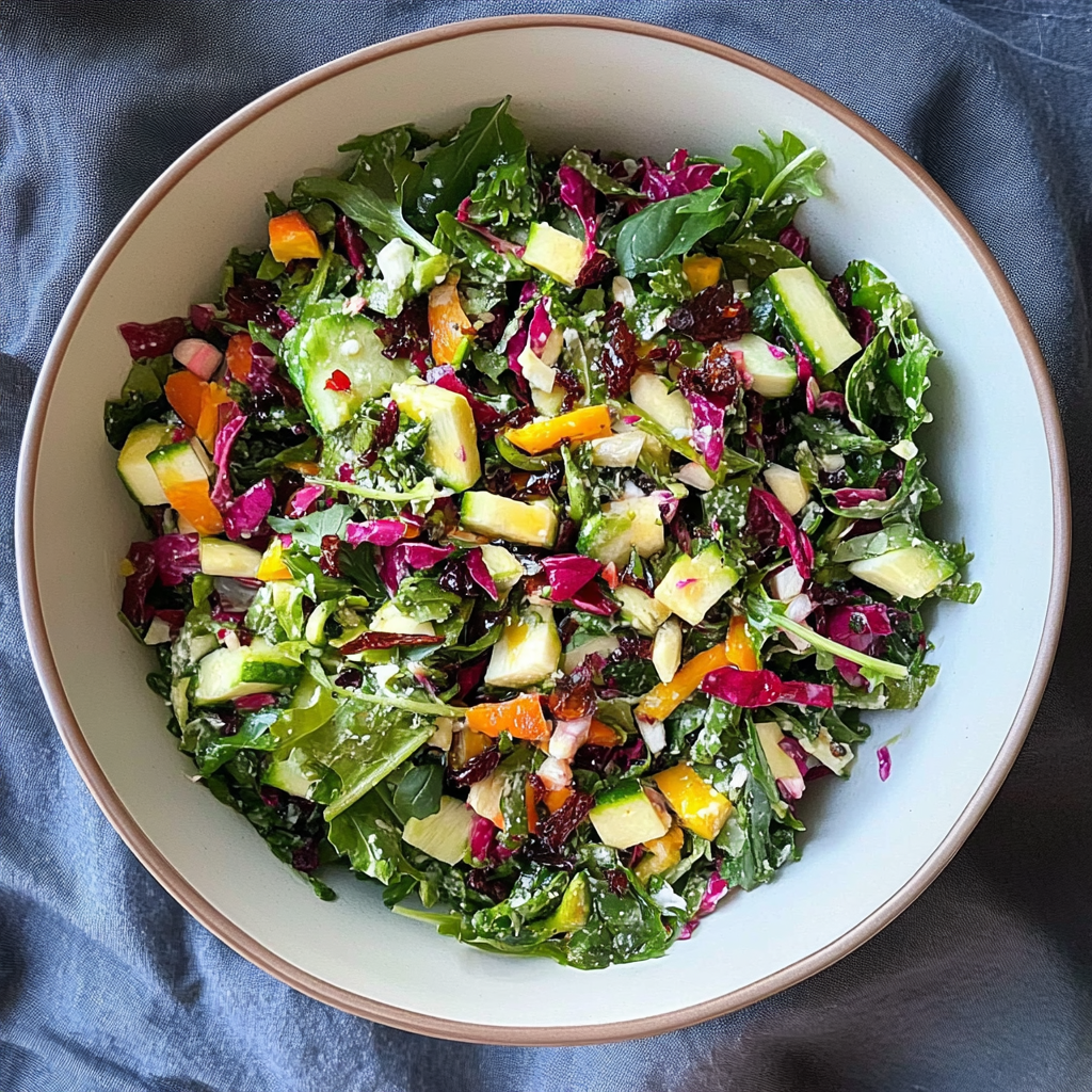 Winter Salad with Homemade Vinaigrette