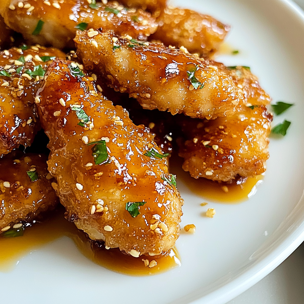Amazing Air Fryer Honey Butter Garlic Chicken Tenders Delight