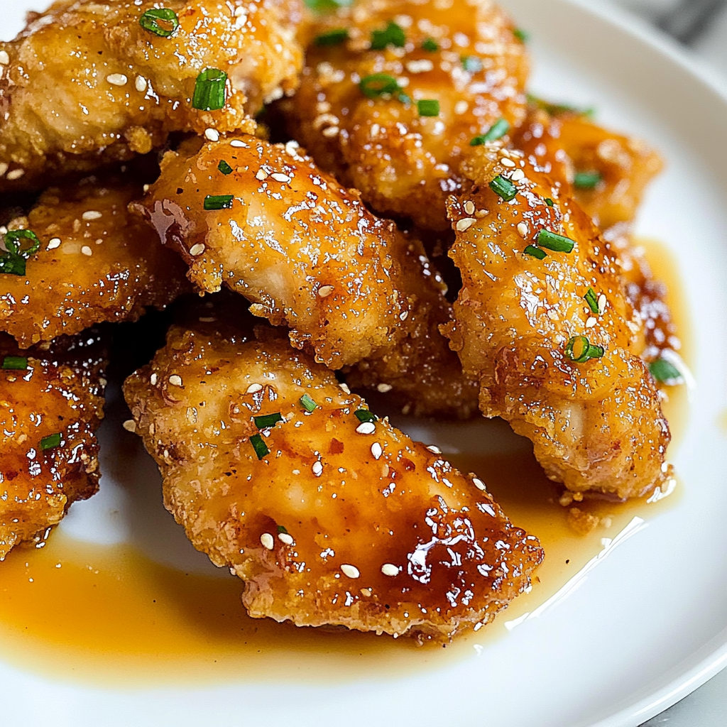 Air Fryer Honey Butter Garlic Chicken Tenders