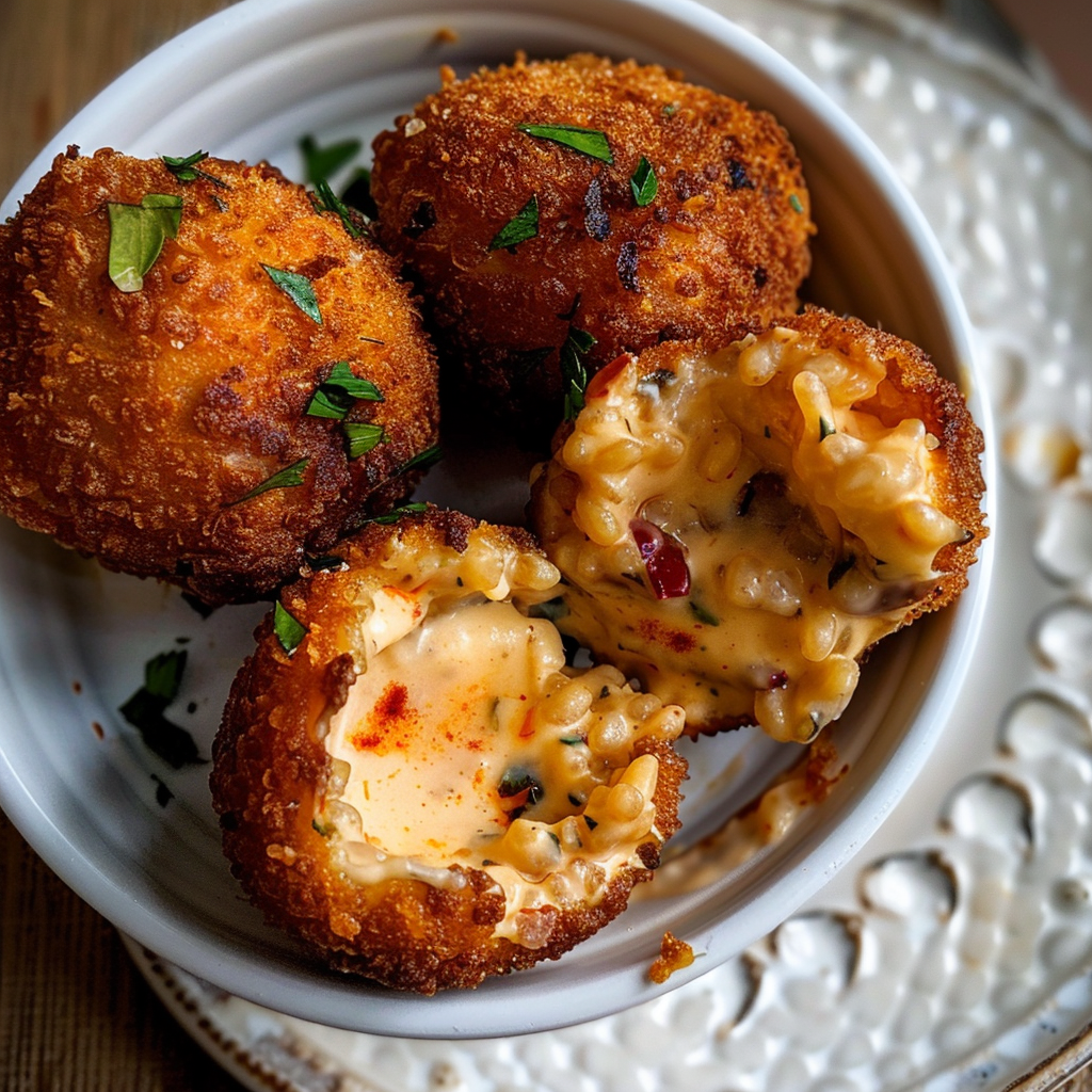 Arancini with Calabrian Chili Aioli