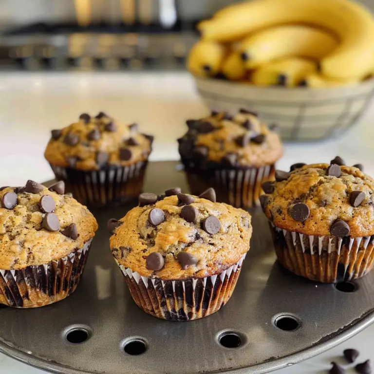 Amazing Back-to-School Banana Chocolate Chip Muffins Recipe