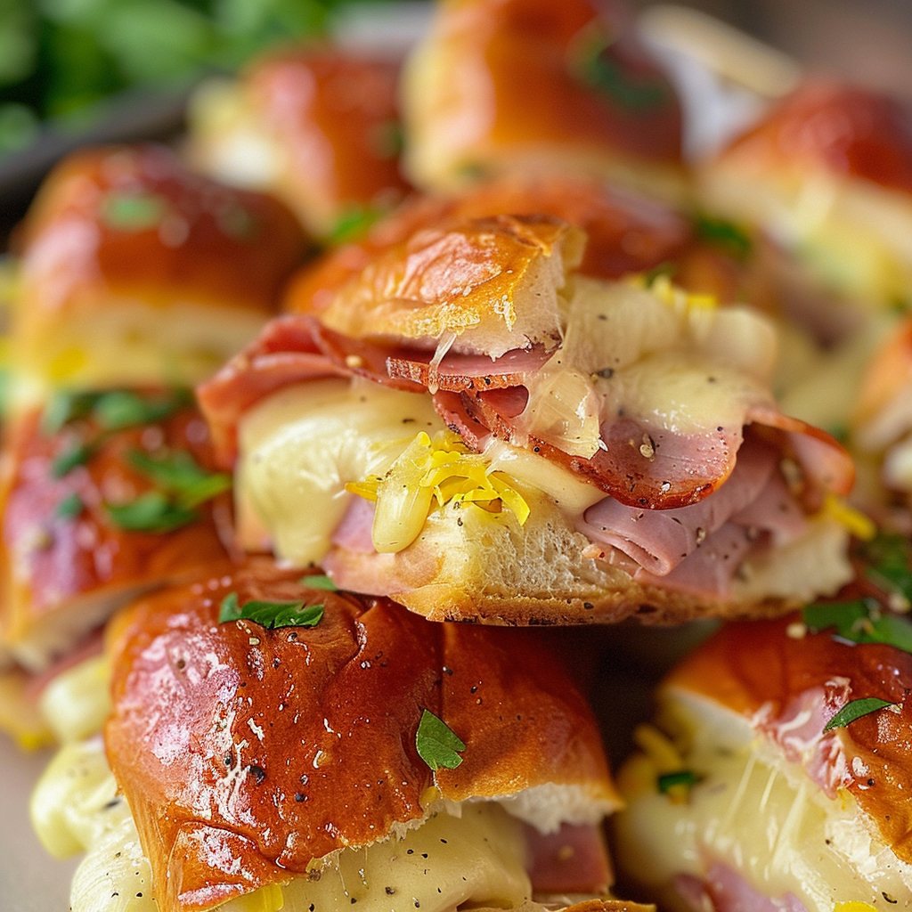 Back-to-school ham and cheese sliders