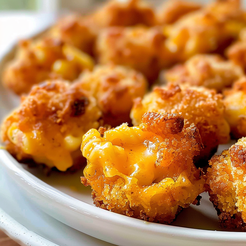 Back-to-school mac and cheese bites