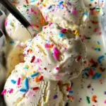 Amazing Birthday Cake Ice Cream with Sprinkles Delight
