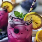 Amazing Blueberry Lavender Lemonade Summer Drink No Alcohol