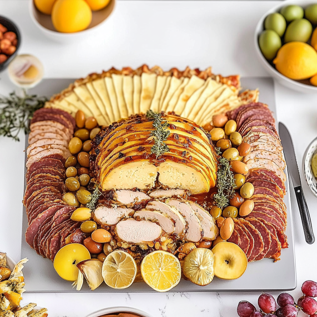 Cheese Easter turkey
