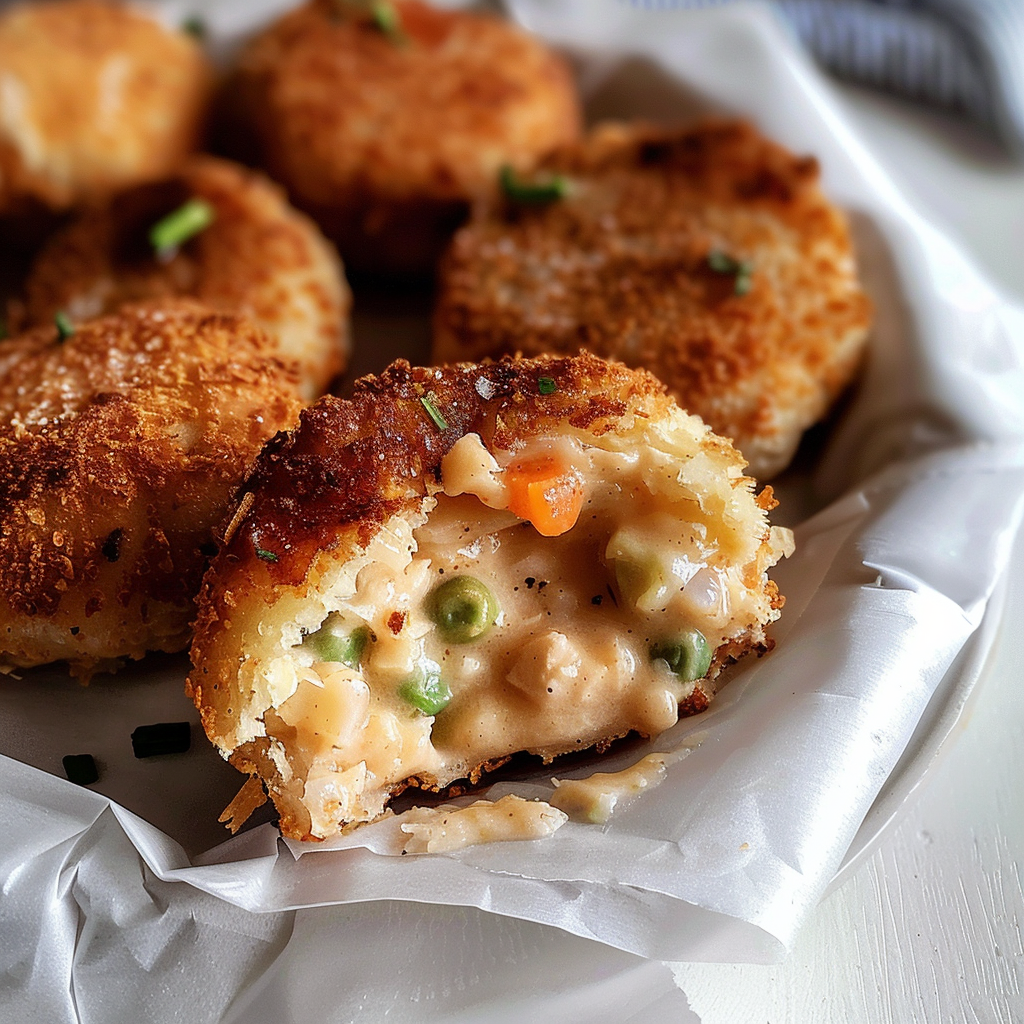 Chicken Pot Pie Croquette