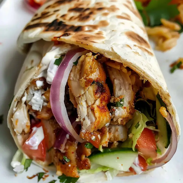 Amazing Chicken Shawarma Wrap Sandwich for Delicious Meals