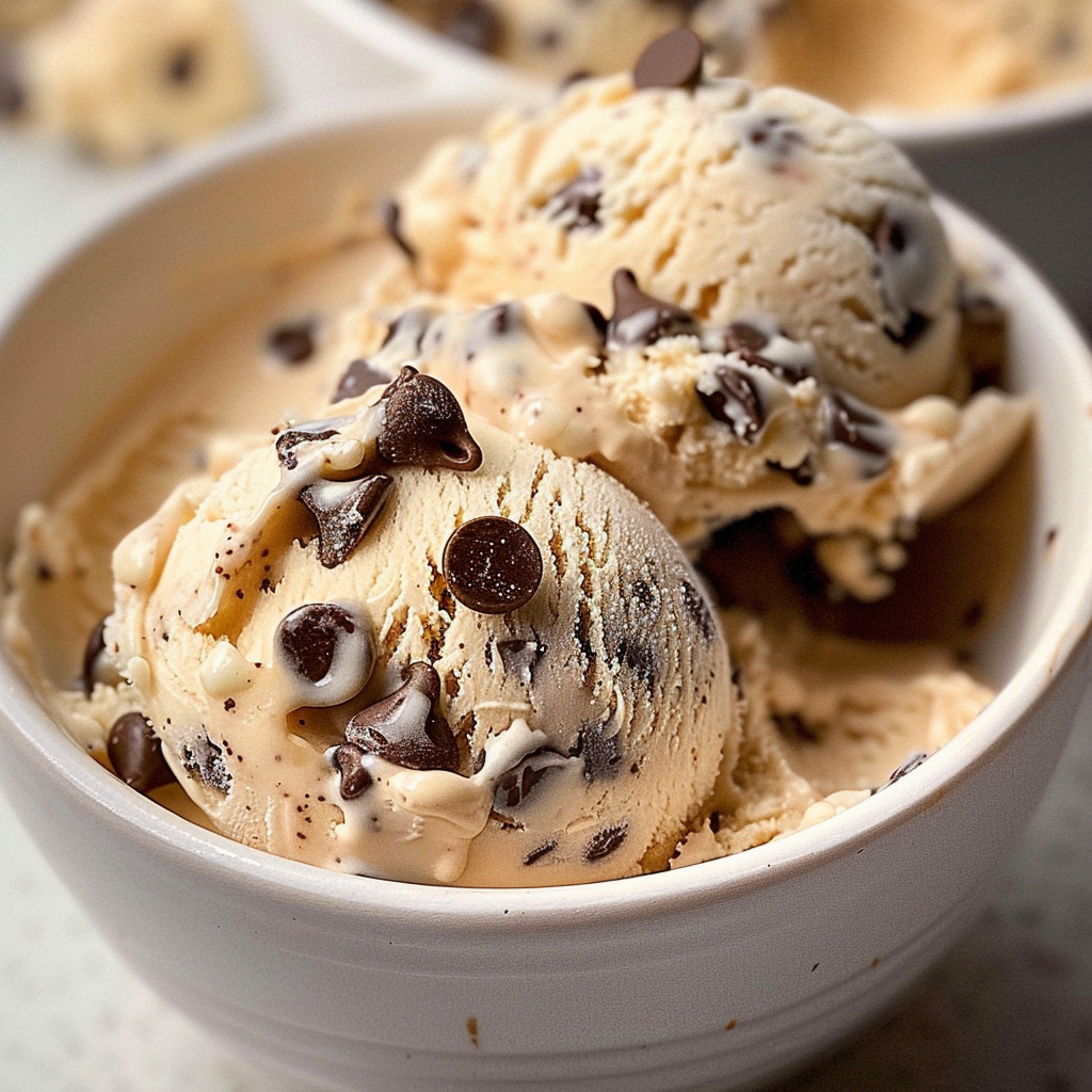Amazing Chocolate Chip Cookie Dough Ice Cream Delight