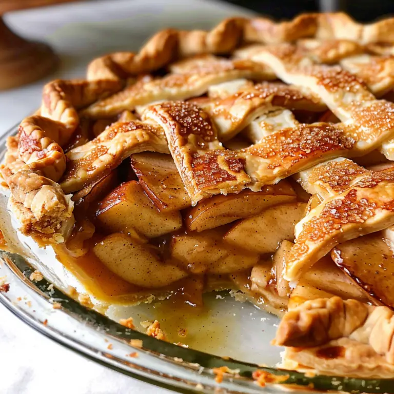 Amazing Classic Apple Pie Recipe with Buttery Crust Delight