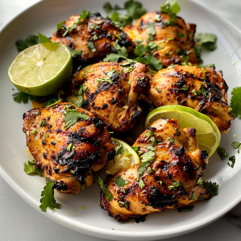 Amazing Coconut Lime Grilled Chicken Thighs Recipe Delight