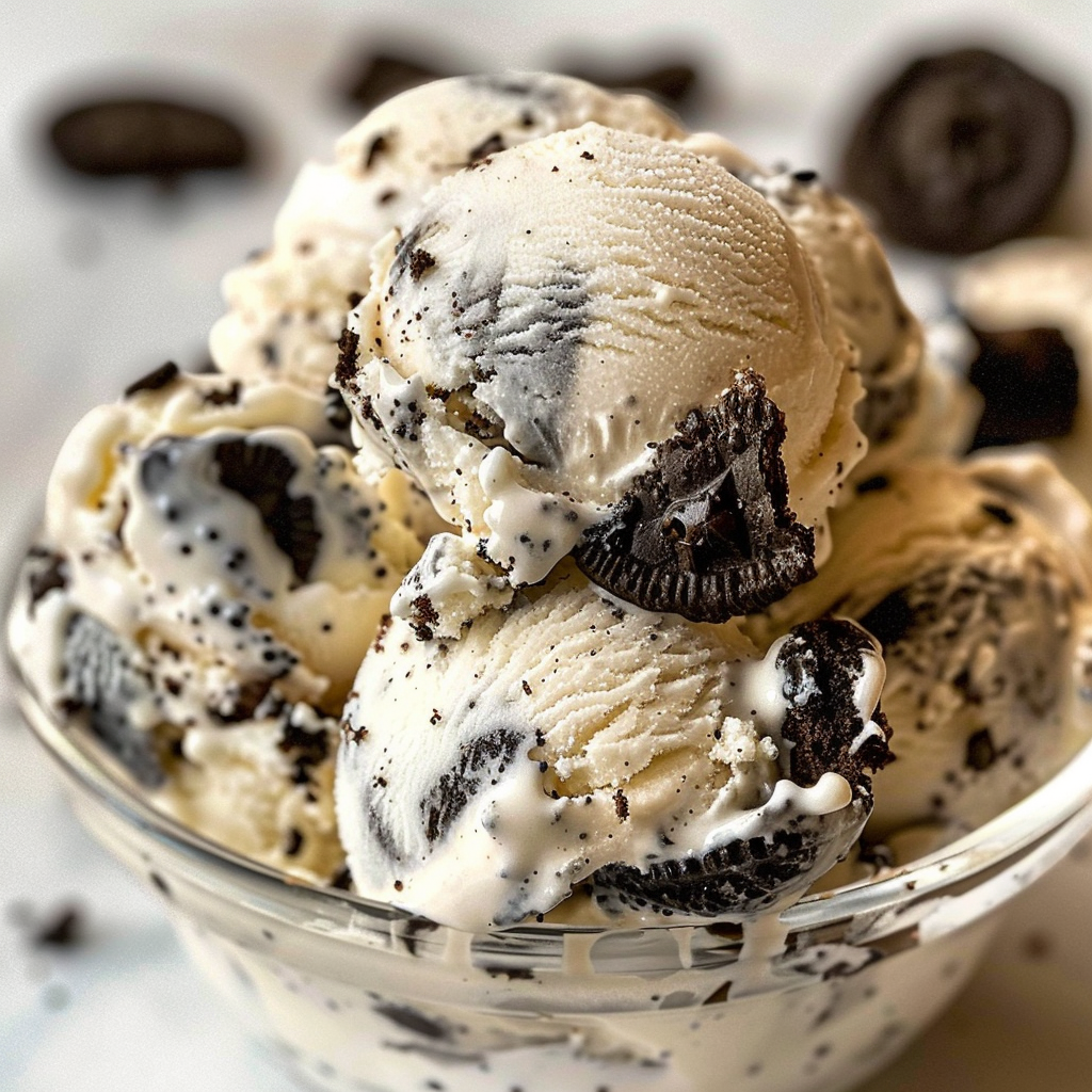 Cookies and cream ice cream