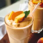 Amazing Creamy Peach Smoothie with Greek Yogurt Delight