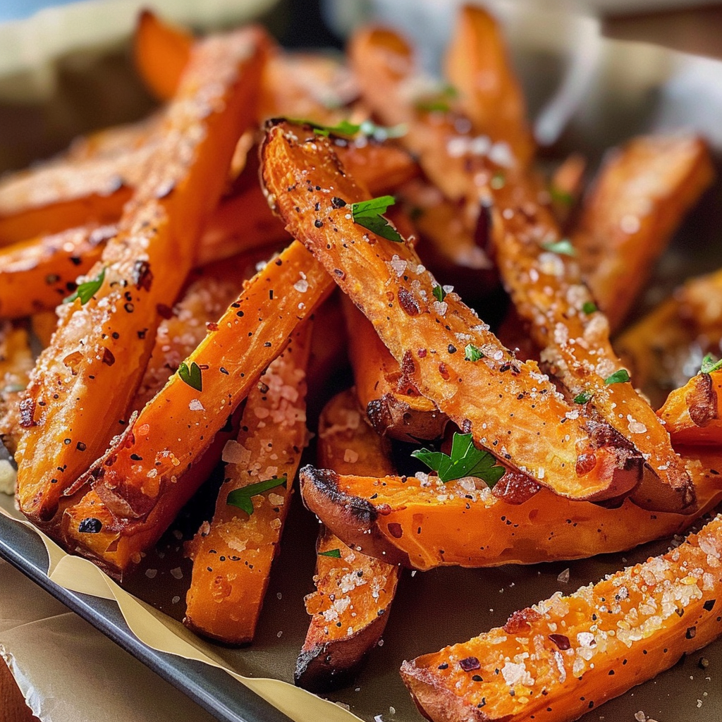 Amazing Crispy Oven Baked Sweet Potato Fries Recipe