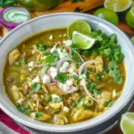 Amazing Crockpot Mexican Chicken Pozole Verde Delight