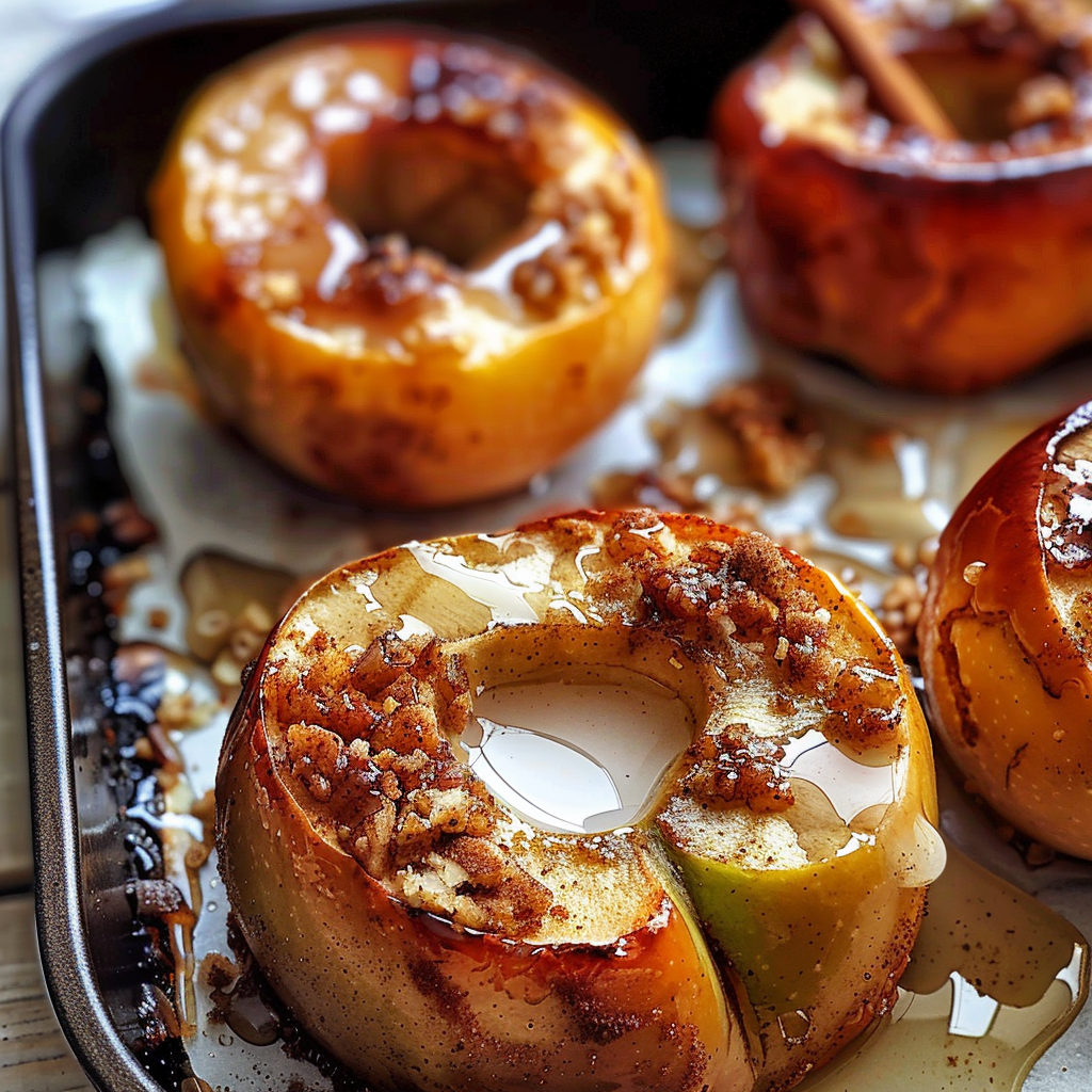 Easy Baked Apples with Cinnamon and Honey