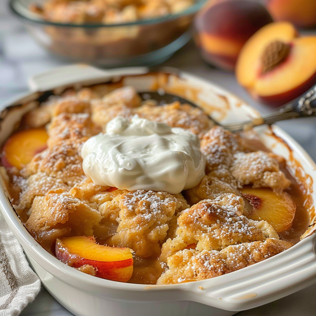 Easy Peach Cobbler Recipe with Fresh Peaches