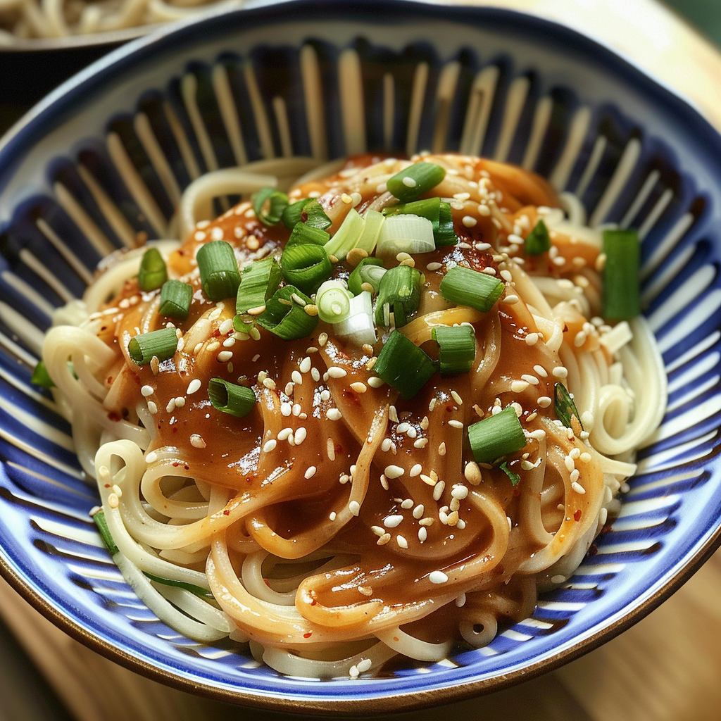 Easy Peanut Sesame Noodles