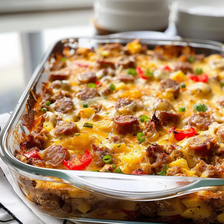 Amazing Easy Sausage Breakfast Casserole for Delicious Mornings
