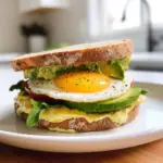 Amazing Egg and Avocado Breakfast Sandwich Delight