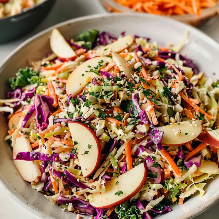 Amazing Father’s Day Apple Slaw with Honey Dijon Delight