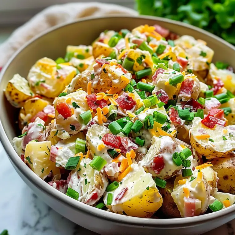 Amazing Father’s Day Loaded Baked Potato Salad Delight