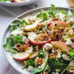 Amazing Fresh Apple Salad with Walnuts and Feta Delight