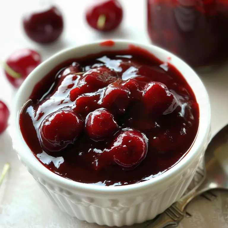 Incredible Fresh Cherry BBQ Sauce Recipe for Delicious Grilling